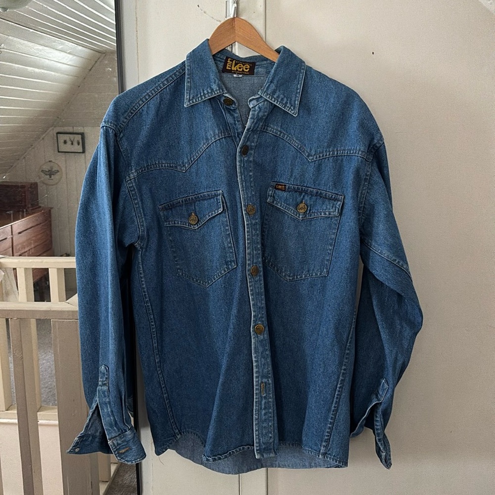 Vintage Western Style Denim Shirt